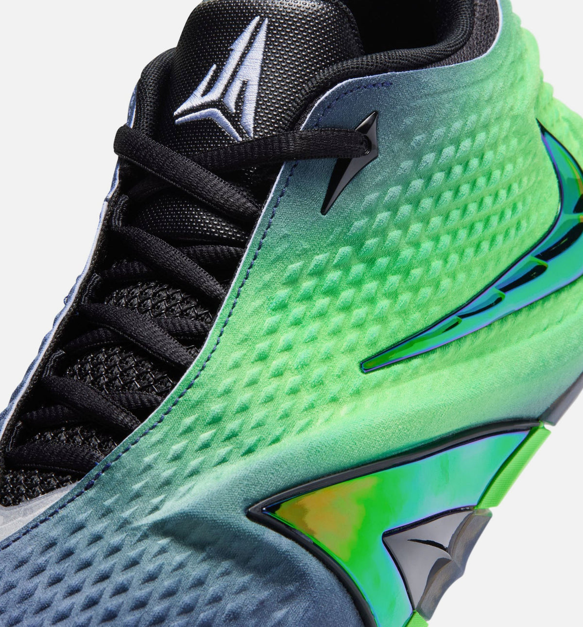 Ja 4 'Nightmare' - Men's Lifestyle Sneaker (Obsidian/Black/Voltage Green/Metallic Silver)