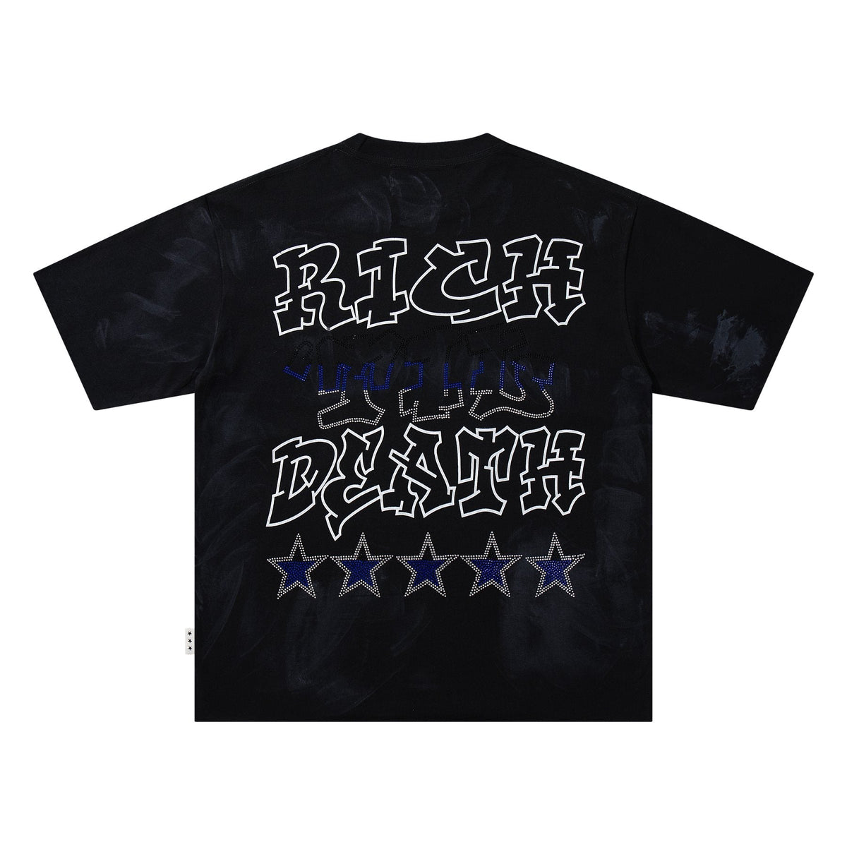 BKYS Revival Rich Death Rhinestone Graphic T-Shirt