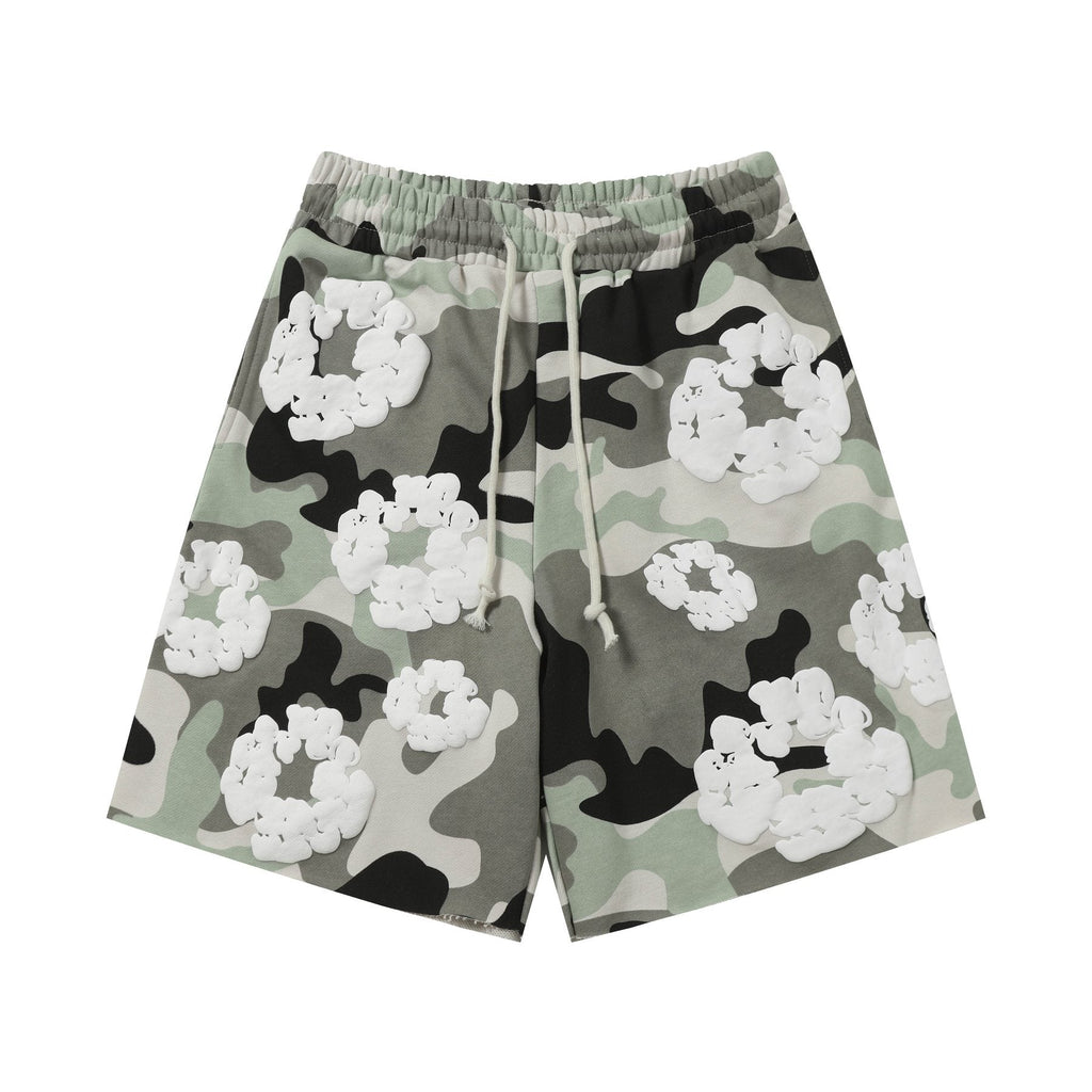 DENIM TEARS Cotton Flower Camo Short-Sleeve Set