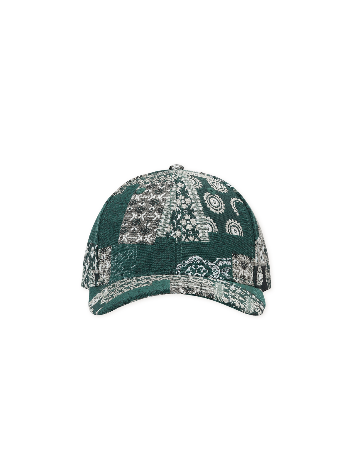 Les Deux Patchwork Jacquard Baseball Cap