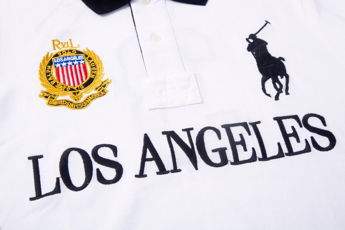Ralph Lauren Los Angeles Contrast-Trim Polo Shirt