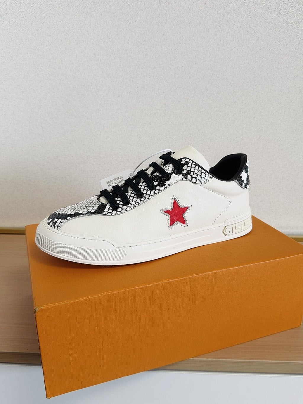 Louis Vuitton Red Star Low-Top Sneakers