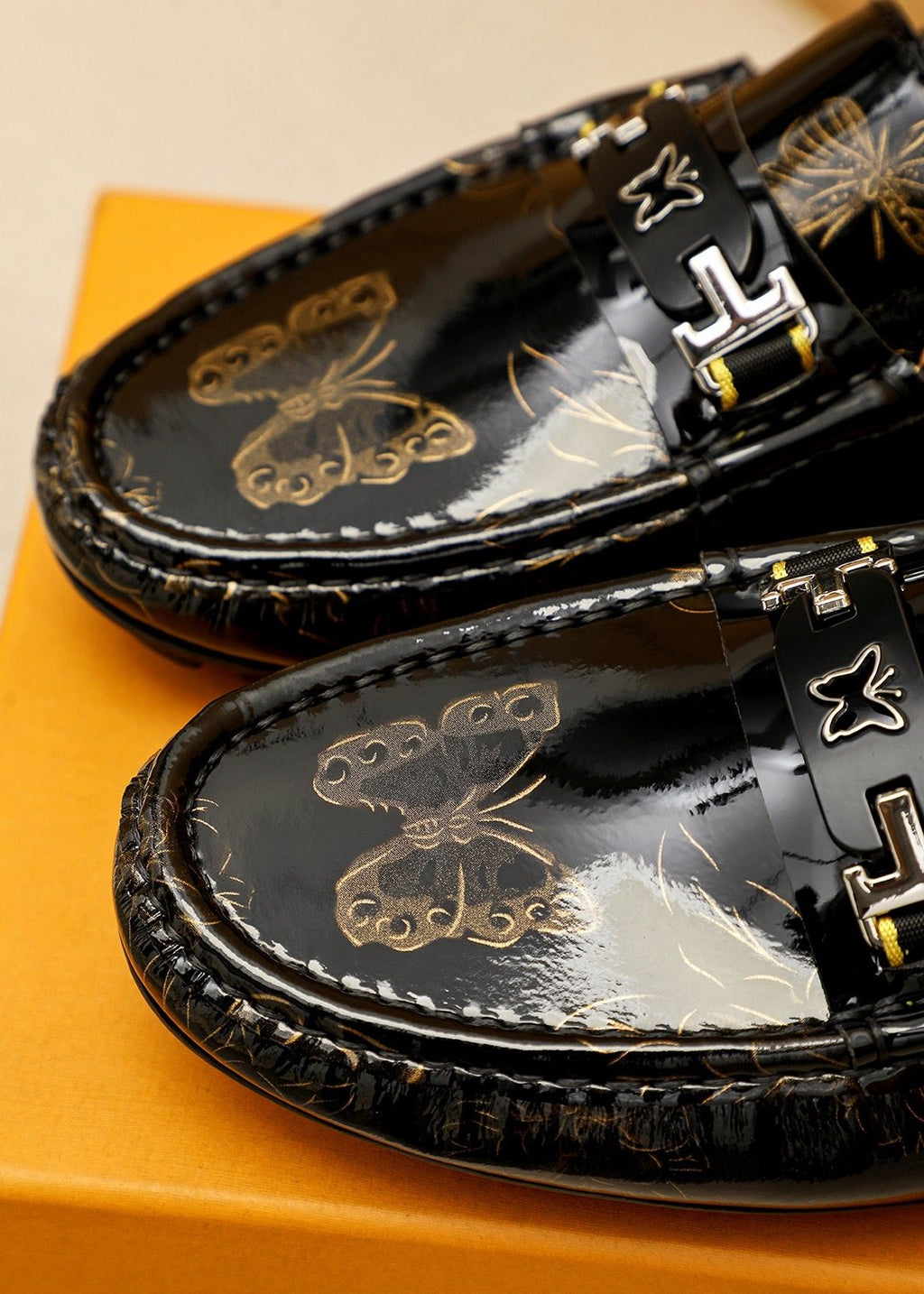 Louis Vuitton Black Buckle Loafers