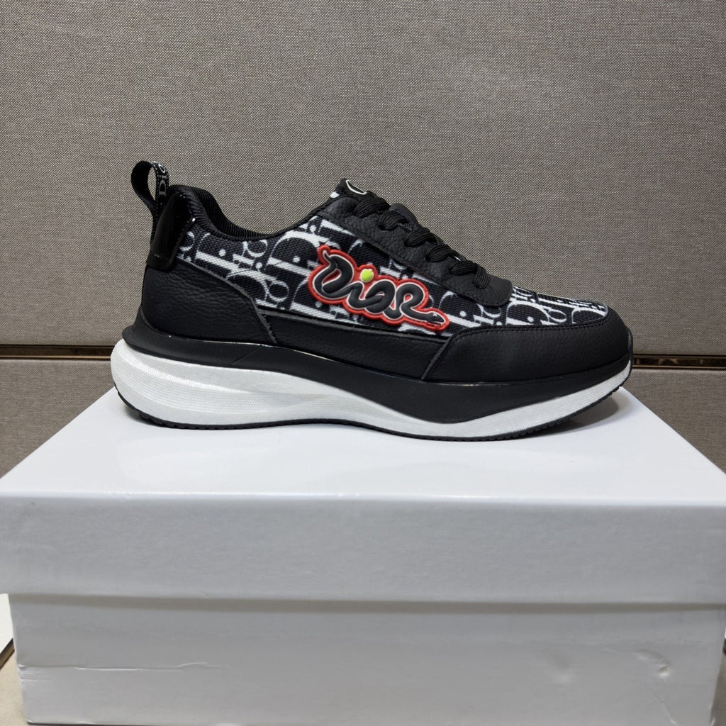 Dior Patterned Low-Top Men's Sneakers