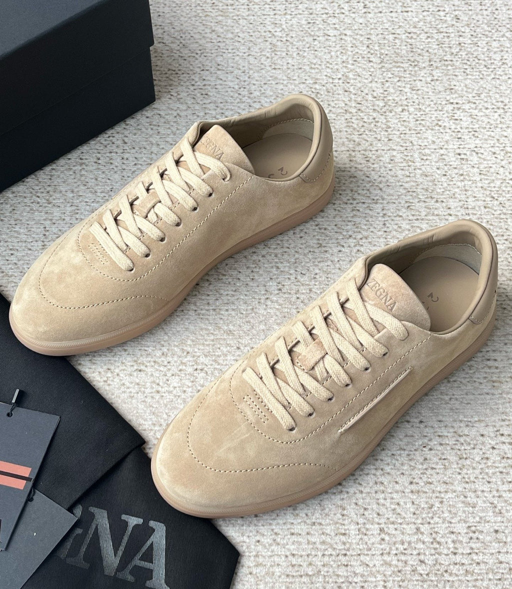 Zegna Triple Stitch Monte Low-Top Sneakers