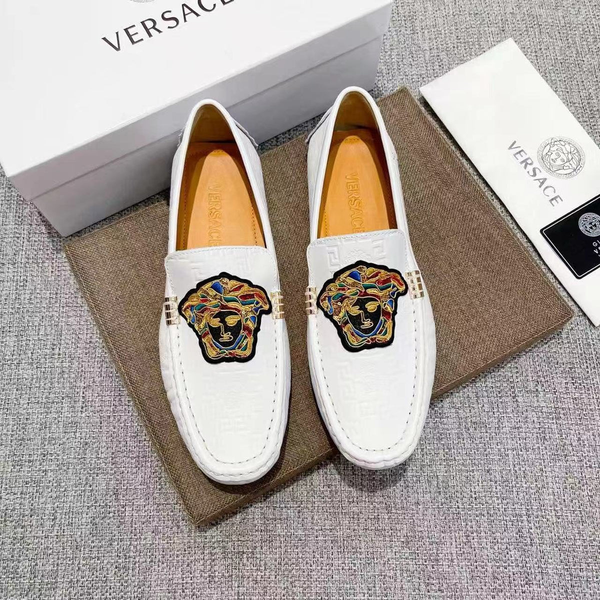 Versace Crest Loafers