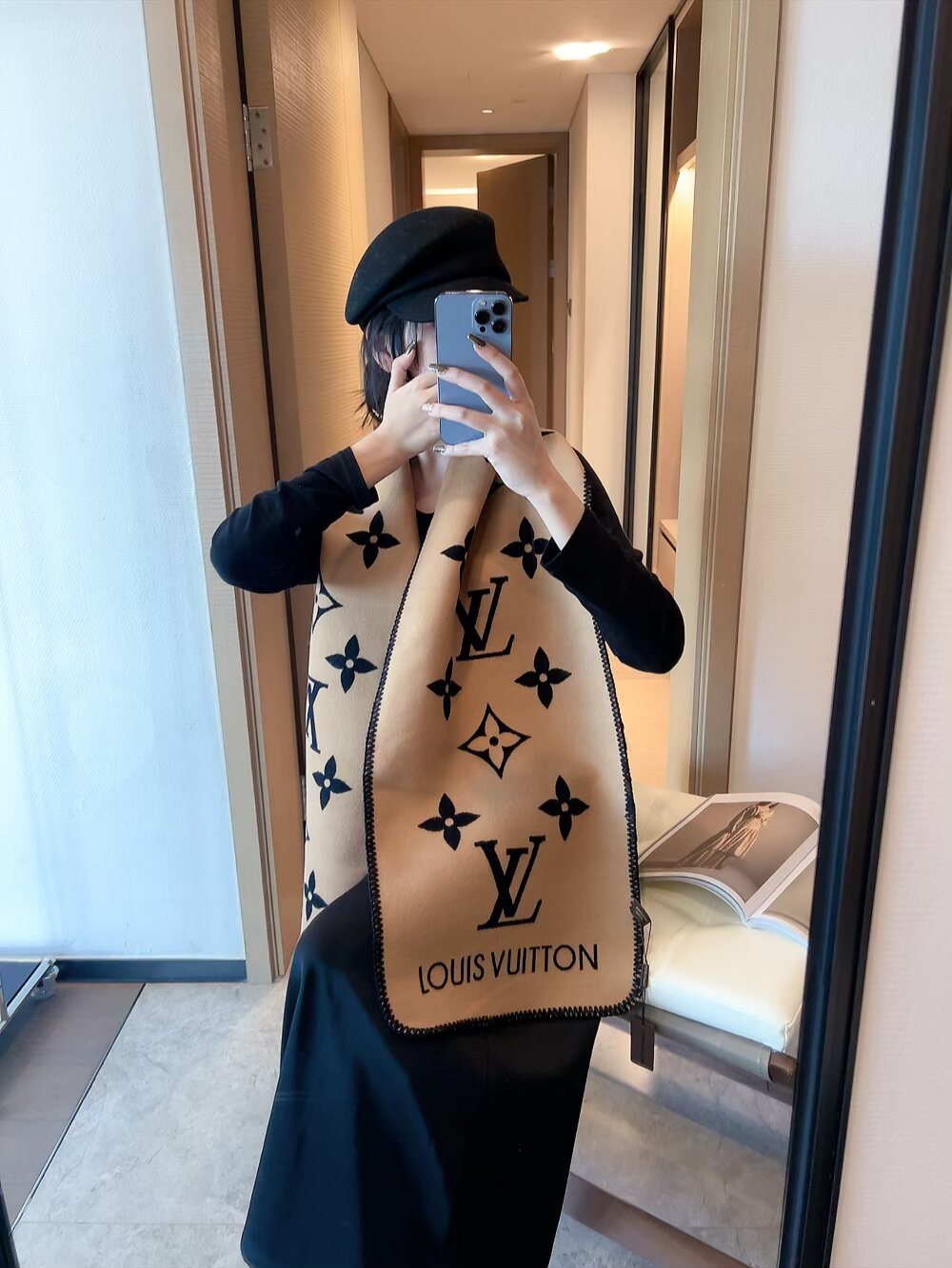 Louis Vuitton Reversible Monogram Scarf