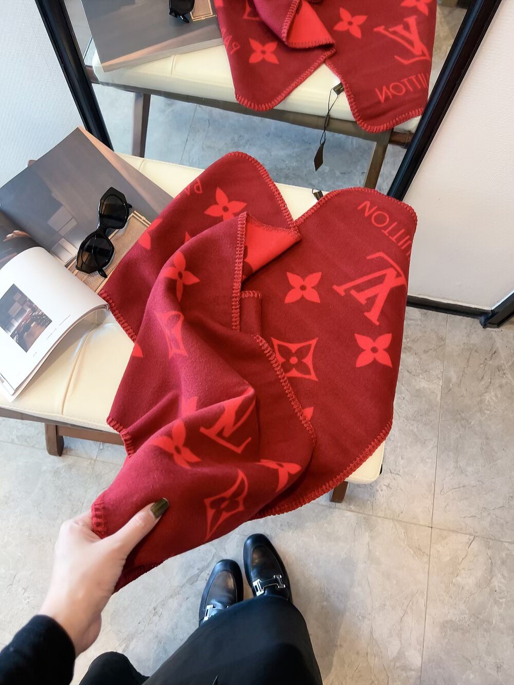 Louis Vuitton Reversible Monogram Scarf