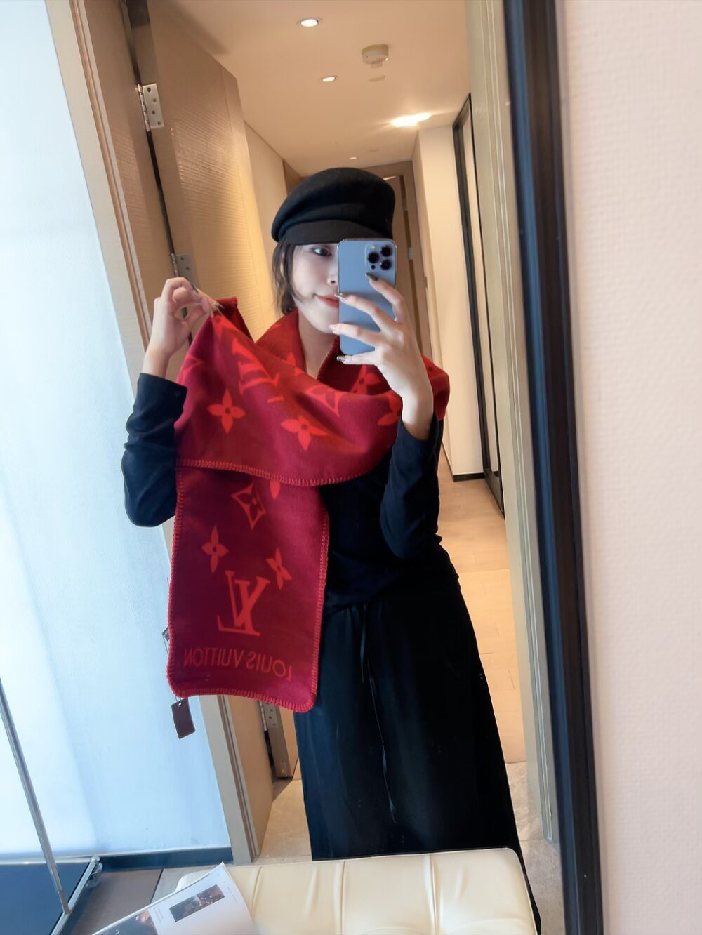 Louis Vuitton Reversible Monogram Scarf
