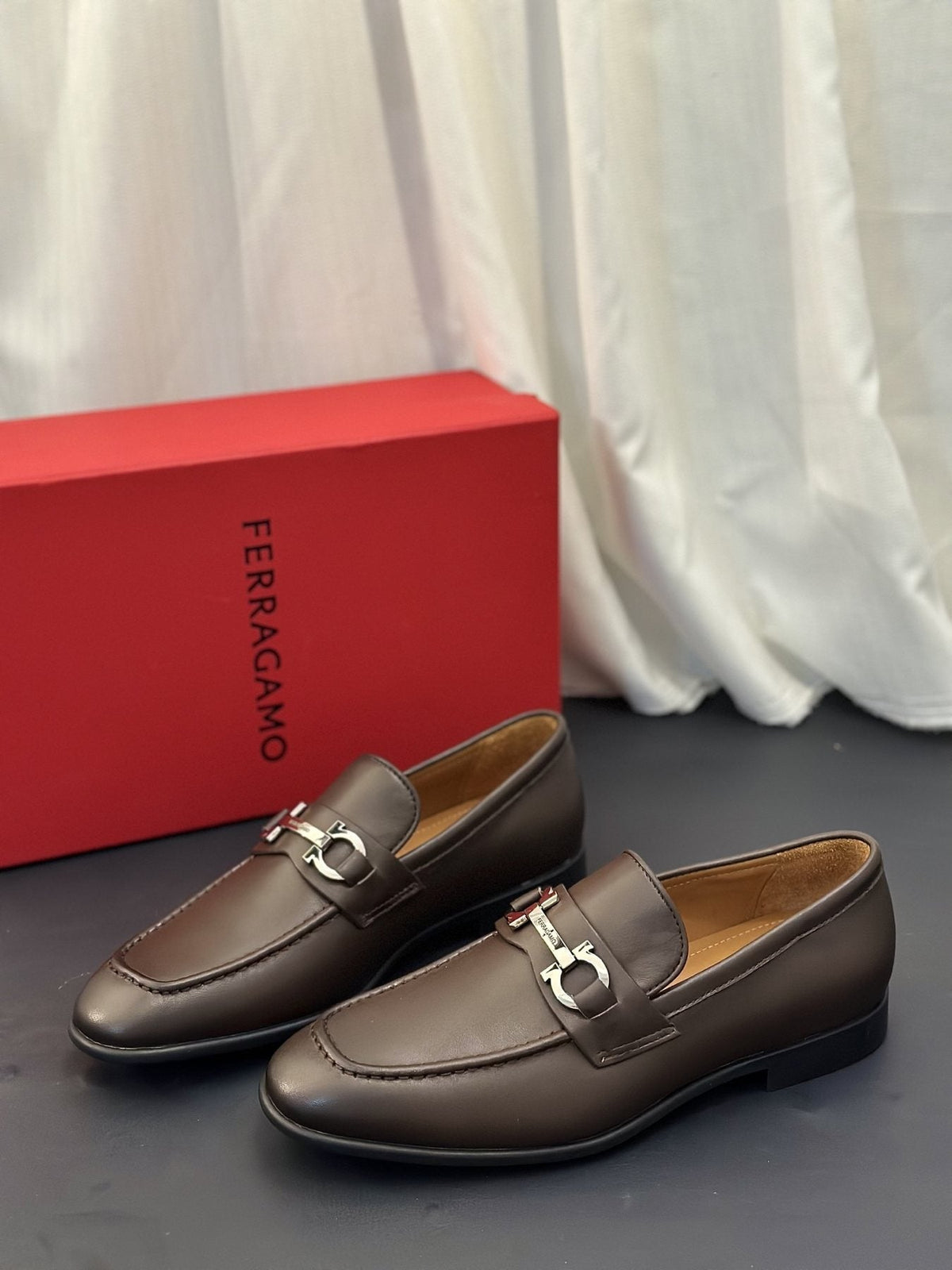 Ferragamo Metal-Bit Loafers