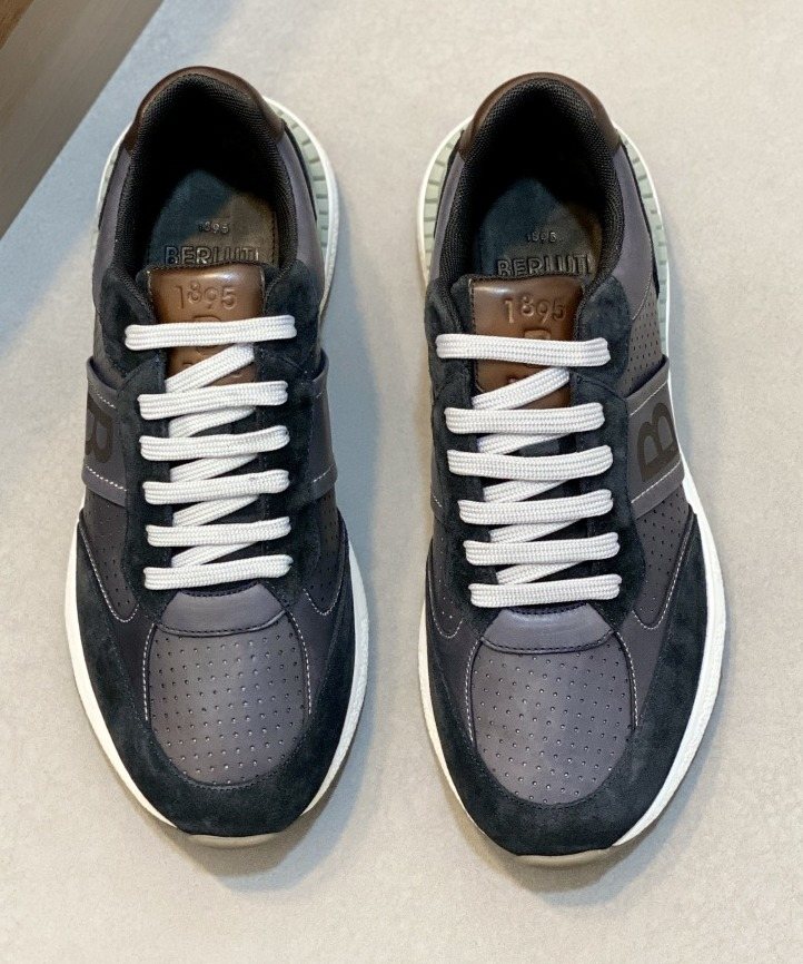Berluti Sport Track Low-Top Sneakers