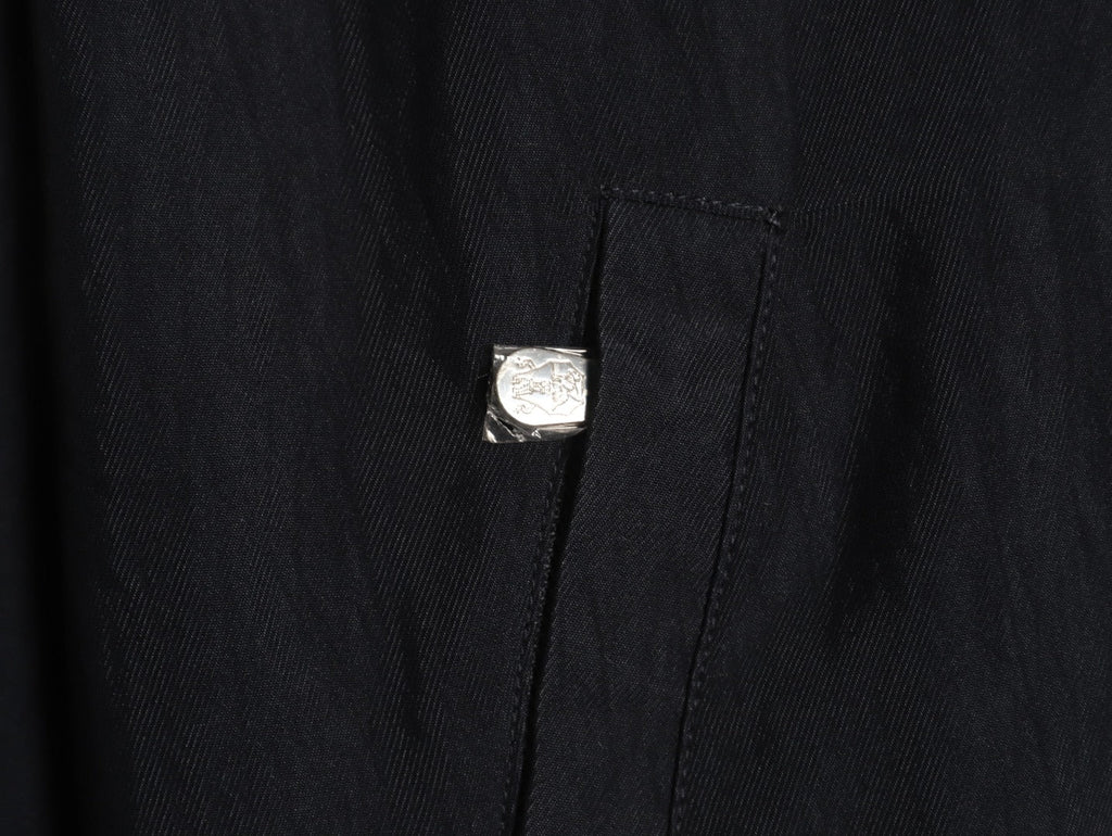 Brunello Cucinelli BC Travelwear Embroidered-Badge Stand-Collar Jacket - Black