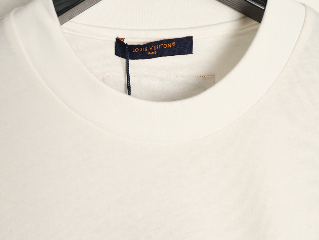 Louis Vuitton Paint-Splash Signature Graphic T-Shirt - Off-White