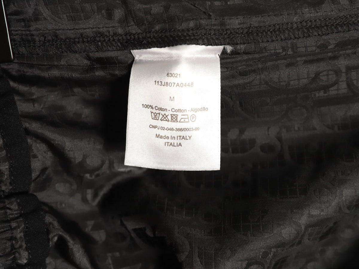 Gucci Tonal Double-G-Style Allover Drawstring Shorts - Black